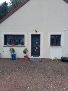 pose porte entree moderne Savigny lès Beaune