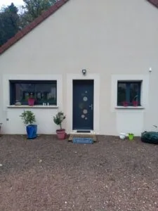 pose porte entree moderne Savigny lès Beaune