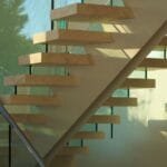 escalier a marche suspendu